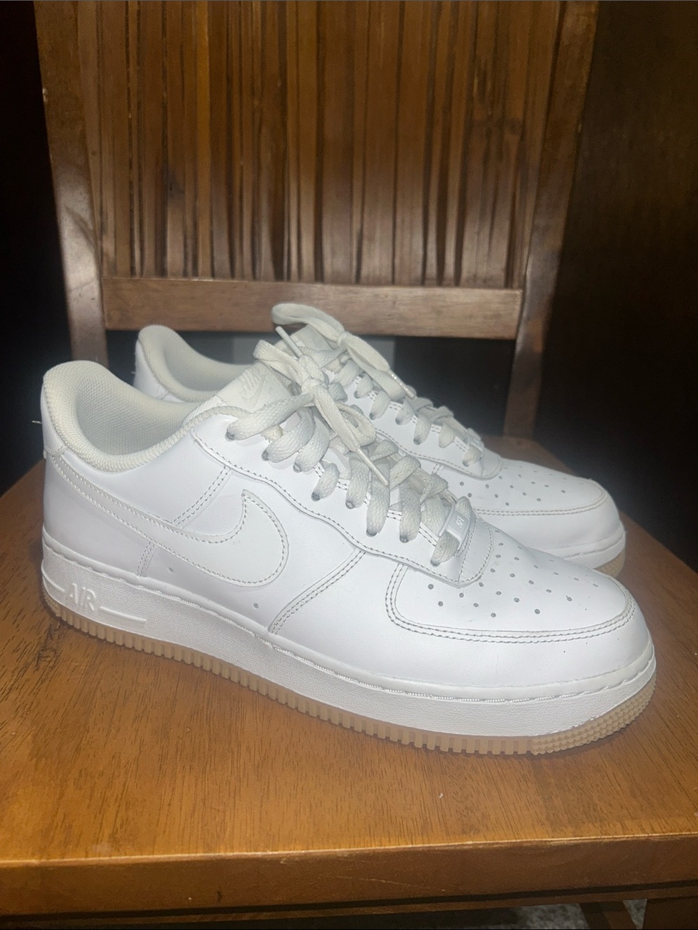 Nike Air force 1 White Gum Sole -Men’s sz 10